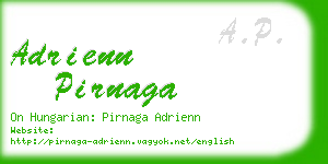 adrienn pirnaga business card